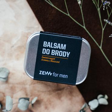 ZEW FOR MEN -  ZEW FOR MEN Balsam do brody z węglem drzewnym z Bieszczad